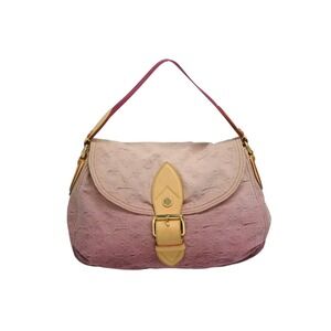 Louis Vuitton Sunray handbag Monogrammed denim leather pink gradient